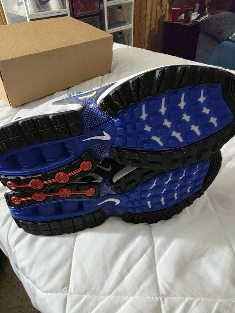 Nike Air Max DN, Size 9.5m New. Royal Blue Running Shoes - Picture 5 of 6